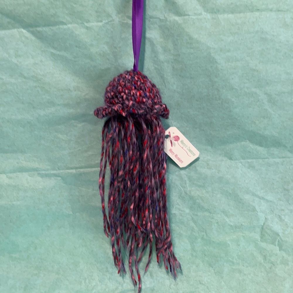 Jellyfish keychain or any type of decoration. Handcrafted with love ❤️